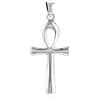 NKlaus ciondolo a catena Ankh curvo in argento 925 32x15mm simbolo egiziano in argento 11122