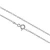 Aka Gioielli® - Collana Donna in Argento Sterling 925 Rodiato - Catenina Maglia Forzatina Rolò 1.4 mm - lunga 70 cm