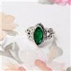 Fatto a mano Anello lavorato a mano in argento sterling 925 con pietra preziosa diopside c...