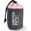 United Pets Dispenser Porta Snack per Cani Linea CityLife 7 x 9 cm Rosa