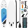 Zenmos Sup Gonfiabile Zenmos, Stand Up Paddle Board Gonfiabile con Accessori Completi | Tavola da Sup Multifunzione | Alta Stabilità e Portabilità | Ideale per Principianti e Esperti | Fino a 140kg, Bianco