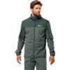 Jack Wolfskin Feldberg-Felpa con Cappuccio, Taglia M Giacca Softshell, Ardesia/Verde, XL Uomo