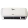 bimar HP090 Termoventilatore a Parete, Termoconvettore Elettrico, Stufa scalda Bagno Elettrico, Riscaldamento a Parete, Display Digitale, Telecomando, Timer 12h, Programma Settimanale