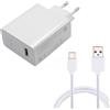 XIAOMI CARICABATTERIE ORIGINALE DA CASA CAVO Type C MDY-11-ED 65W TURBO CHARGE WHITE BULK SMARTPHONE