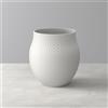 VILLEROY & BOCH - Manufacture Collier Bianco Vaso Carré 16,5x17,5cm Porcellana