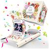 Notta&Belle FEEL LOVE EVERY MINUTE «BOOM!» Biglietto 21° Compleanno - Coriandoli Esplosivi, Regalo Divertente per Festa, per Uomo o Donn