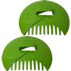 Generic Rastrelli a mano per raccogliere foglie, rastrelli a mano per giardino, artigli per raccogliere foglie, raccoglitori di foglie, grande raccoglitore di foglie per foglie, prato e raccolta rifiuti