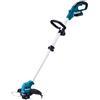 Makita UR100DSME - Tagliaerba a batteria 10,8 V/4,0 Ah, 2 batterie + caricatore con custodia per accessori
