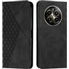 KOUYI Cover per Oppo Realme 12+ 5G/Realme P1 5G, Custodia Portafoglio,Cover Libro,Pelle Flip/Folio Case con [Funzione di Supporto] [3-Scheda Slot] [Magnetica] Antiurto (Nero)