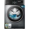Cecotec Lavatrice a Carica Frontale 12Kg Bolero DressCode 12500 Inverter Steel. 1400RPM, Inverter Plus, 16 programmi, SteamMax, Pearl Drum, Delay Start, Drum Clean, Display, Allergy Care, Stop&Go