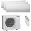 Mitsubishi Electric Condizionatore Mitsubishi Electric Serie BT trial split 9000+12000+12000 BTU R32 Inverter A++ WiFi unità esterna 5.4 kW MXZ-3F54VF3-E2/MSZ-BT25VGK-E3_