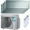 Daikin Condizionatore Daikin Stylish quadri split 5000+5000+9000+18000 BTU inverter A++ wifi unità esterna 6,8 kW