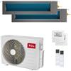 TCL Condizionatore TCL Canalizzabile Serie D dual split 18000+18000 BTU inverter A++ wifi unità esterna 7.9 kW MT2730/MN18DW2_2