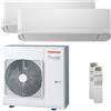 Toshiba Condizionatore Toshiba Seiya Classic 2025 dual split 5000+24000 BTU inverter A+++ unità esterna 7 kW RAS-3M26G3AVG-E/RAS-B05B2KVG-E2_1/RAS-B24B2KVG-E