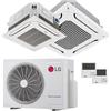 LG Condizionatore LG Cassetta 4 vie LG dual split 9000+24000 BTU inverter A+++ unità esterna 6.15 kW MU3R21.U23/CT09F.NR0_1/CT24F.NB0_1