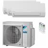 Daikin Condizionatore Daikin Sensira Multi trial split 7000+7000+9000 BTU inverter A++ wifi unità esterna 5 kW 3MXF52A9/CTXF20F_2/CTXF25F_1