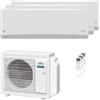 Fujitsu Condizionatore Fujitsu Serie KN WiFi trial split 7000+9000+9000 BTU inverter A+++ wifi unità esterna 5.4 kW