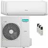 Hisense Condizionatore Hisense Hi-Comfort 2025 trial split 7000+9000+24000 BTU inverter A+ wifi unità esterna 12.5 kW