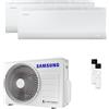 Samsung Condizionatore Samsung Cebu S2 dual split 7000+18000 BTU inverter A++ wifi unità esterna 5.2 kW