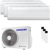 Samsung Condizionatore Samsung Windfree Elite S2 trial split 9000+9000+12000 BTU inverter A++ wifi unità esterna 5.2 kW AJ052TXJ3KG/EU/AR70F09CAAWNEU_2/AR70F1