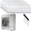 Samsung Condizionatore Samsung Windfree Elite S2 penta split 7000+7000+9000+12000+12000 BTU inverter A++ wifi unità esterna 10 kW AJ100TXJ5KG/EU/AR70F07CAAWNE