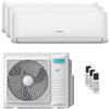 Hisense Condizionatore Hisense Hi-Comfort 2025 trial split 7000+9000+24000 BTU inverter A++ wifi unità esterna 10 kW 5AMW105U4RQC/CF20YR4BG_1/CF25YR4BG_1/CF70