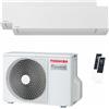 Toshiba Condizionatore Toshiba SHORAI Edge White dual split 5000+7000 BTU inverter A++ wifi unità esterna 4 kW