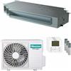 Hisense Condizionatore Hisense Canalizzabile ADT trial split 9000+9000+12000 BTU inverter A++ unità esterna 6.3 kW 3AMW62U4RJC/ADT26UX4RBL8_2/ADT35UX4RBL8_1