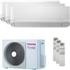 Toshiba Condizionatore Toshiba Seiya Smart trial split 7000+7000+7000 BTU inverter A+++ wifi unità esterna 5.2 kW RAS-3M18G3AVG-E/RAS-B07S4KVG-E_3