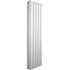 Fondital Radiatore d'arredo ambiente Fondital in alluminio 5 elementi GARDA DUAL 80 interasse 1400 mm 82I01405