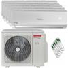 Ariston Condizionatore Ariston ALYS R32 penta split 9000+9000+9000+9000+12000 BTU inverter A++ unità esterna 12.4 kW 3381263/3381251_4/3381252_1