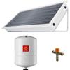 Pleion Pannello solare circolazione naturale Pleion Ego 260 bianco 245 litri con accessori installazione KIT-1020002600