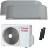 Toshiba Condizionatore Toshiba Haori dual split 9000+12000 BTU inverter A++ wifi unità esterna 4,0 kW RAS-2M14G3AVG-E-RAS-B10N4KVRG-E-2-0BA669