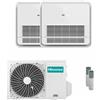 Hisense Condizionatore Hisense Console AKT dual split 9000+12000 BTU inverter A++ unità esterna 4.1 kW 2AMW42U4RGC/AKT26UR4RSK8_1/AKT35UR4RSK8_1