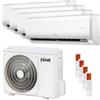 Ferroli Condizionatore Ferroli Giada quadri split 9000+9000+9000+9000 BTU inverter A wifi unità esterna 8,2 kW