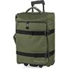 ITACA - Valigia bagaglio a mano. 55x40x20 semirigido. Valigie trolley piccolo da viaggio. Materiale polyester resistente e super leggero, Cachi