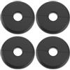 ECSiNG 4 collari di copertura per tubi del radiatore da 16 mm, diametro 70 mm, per decorazione tubo da parete del radiatore, nero