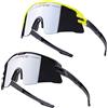 Force Occhiali per bici ciclismo FORCE AMBIENT fluo grigio + nero 2 pezzi