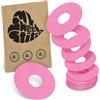 MySweetStitch - 10 x FreeStyle Libre 3 cerotti sensore, Ringpatch Ø 60mm, interno Ø 20mm, cerotto impermeabile, traspirante, delicato sulla pelle, Rosa