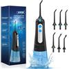 SURFOU Idropulsore Dentale Portatile Oral Idrogetto per Pulizia Denti, Professionale Elettrico Water Flosser Irrigatore Orale Doccia con Pulitore Getto Acqua, Idropulsore da Viaggio Idropulitore