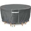 Gasadar Coperture rotonde per mobili da patio, 62 x 73,7 cm