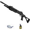 FO Fabarm STF/12-18 Long Black | Pacchetto pistola Airsoft (pallini in PVC). Arma ad aria compressa a molla. Calibro 6 mm (Potenza: 1 joule)