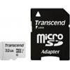 Transcend MICROSD 32GB W/ ADAPTER TS32GUSD300S-A-OUT