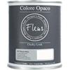 FLEUR DESIGNER'S PAINT | Pittura Chalk Paint Opaca, 750 ml, Senza Carteggiare, Multisuperficie, Colore F01 Titanium White, Effetto Gesso, Per Pareti e Mobili, Extra Opaco, Ad Acqua, Made in Italy