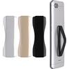 kwmobile Supporto Dita Cellulare - Set 3x Fasce Elastiche Sostegno Antiscivolo Antiurto Telefonino Supporto Universale - Finger Holder Phone nero/oro/argento