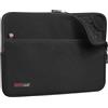 TECHGEAR Custodia Cover - Copertina protettiva manicotto in neoprene Sottile con interno antiurto bolle per il Apple iPad Pro 12.9, Samsung Pro 12.2, Book 12, Microsoft Pro 4/3/2 e altri - Nero