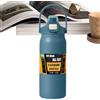 COMFOLIVING Borraccia sportiva da 1500 ml, con cannuccia e manico, in acciaio inox, borraccia termica per bevande sportive, grande borraccia sottovuoto, per palestra, corsa, esercizi a casa