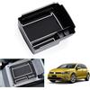 GAFAT V W Golf 7 7.5 2013-2019 Scatola portaoggetti per console centrale, Golf MK7 organizer per braccioli, portaoggetti centrale (Bianco)