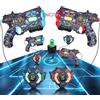 VATOS Set ricaricabile VATOS Laser Tag composto da 2 pistole e 2 giubbotti - Pistola Laser Tag con sincronizzazione dati in tempo reale a infrarossi e luce luminosa, gioco Lazer Tag per adulti, set di 2 pis