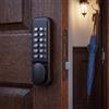 BlyeMichdi Serratura con Codice Digitale, Serratura Meccanica per Porte con Tastiera | Serratura Porta Interna Senza Chiave, per 10-60mm di Spessore Della Porta, per Porte in Legno di Uffici e Abitazioni.